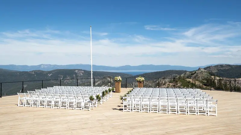 Mountain wedding venue style